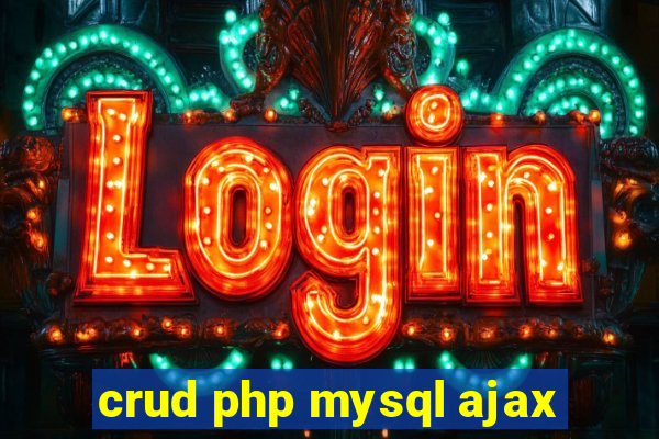 crud php mysql ajax